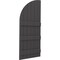 Ekena Millwork Americraft 6-Board (3 Batten) Wood Joined Board-n-Batten Shutters w/ Arch Top, ARW401BQ621X77SMH, PR ARW401BQ621X77SMH - alternate 2